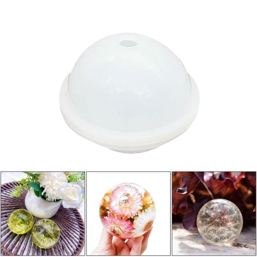 Epoksi Küre Kalıbı Silikon 6cm