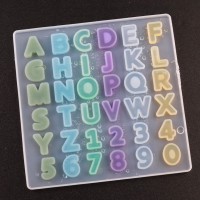 Epoksi Orta Boy Silikon Harf Kalıbı 1.7x1.1x0.5cm