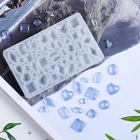 Epoksi Tırnak Sanat Kolye Küpe Geometrik Kalıbı Epoksi Tırnak Sanat Kolye Küpe Geometrik Kalıbı