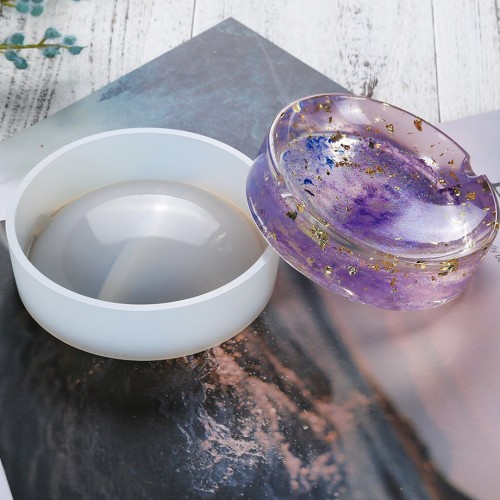 Epoksi Yuvarlak Küllük Silikon Kalıbı