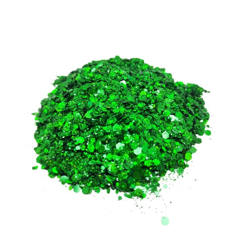 Epoksi Süsleme Glitter Yeşil Pul 5gr