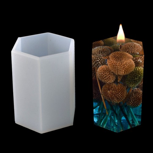 Büyük Altıgen Epoksi ve Mum Kalıbı