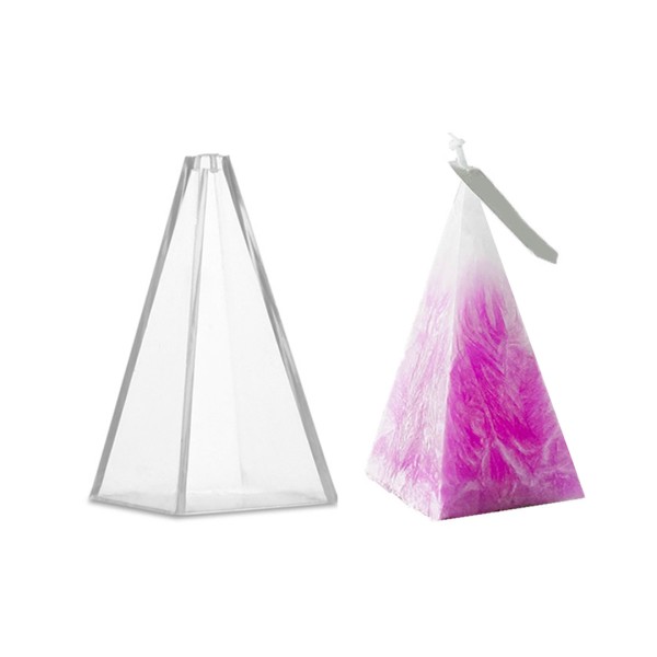 Piramit Mika Mum Kalıbı 10x6.3cm GT-6205 Piramit Mika Mum Kalıbı 10x6.3cm GT-6205