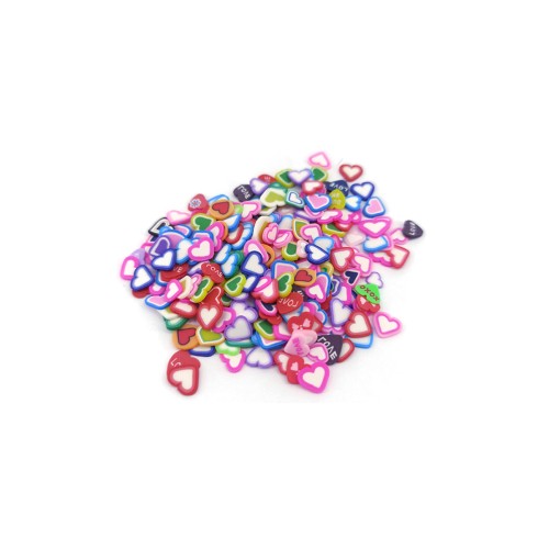 Epoksi Süsleme Mini Kalp Pul - 5gr