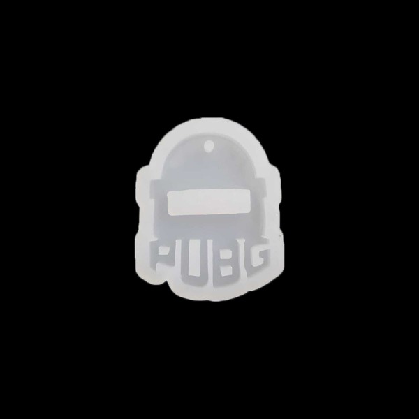 Epoksi Pubg 3 Seviye Logo Kolye   Anahtarlık Silikon Kalıbı EM71