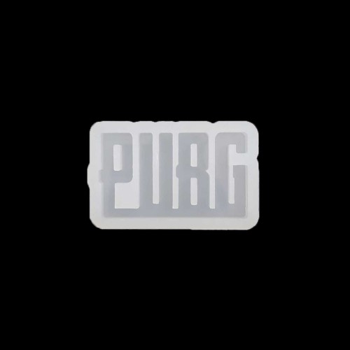 Epoksi Pubg Logo Kolye   Anahtarlık Silikon Kalıbı EM70