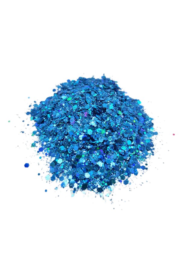 Epoksi Süsleme Glitter Açık Mavi Pul 5gr