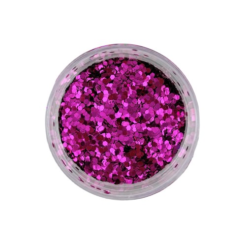 Epoksi Süsleme Glitter Pulu Koyu Pembe