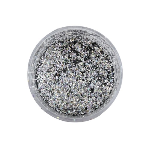 Epoksi Süsleme Glitter Pulu İnce Gümüş