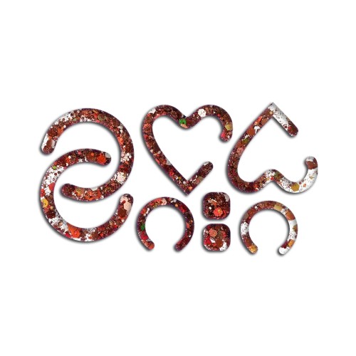 Epoksi Çoklu Küpe Silikon Kalıbı EM203