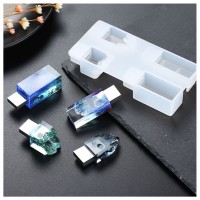 Epoksi Usb Silikon Kalıbı 4 lü Model Epoksi Usb Silikon Kalıbı 4 lü Model