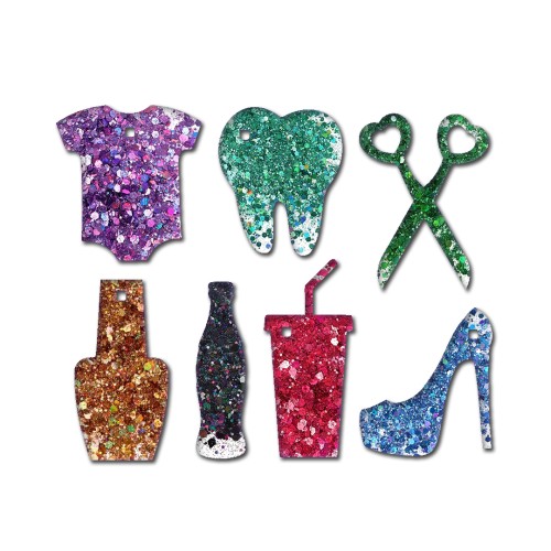 Epoksi Çoklu Anahtarlık Silikon Kalıbı EM242