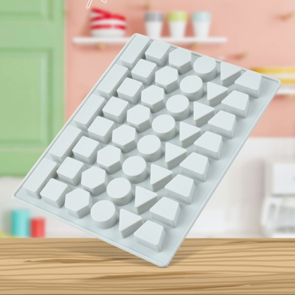 Epoksi Geometrik Şekiller Minyatür Jelibon Sugarcraft Silikon Kalıbı GT1583