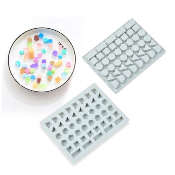 Epoksi Geometrik Şekiller Minyatür Jelibon Sugarcraft Silikon Kalıbı GT1583
