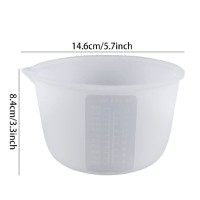 Epoksi Beaker Döküm Karıştırma Kabı Silikon 600ml Epoksi Beaker Döküm Karıştırma Kabı Silikon 600ml