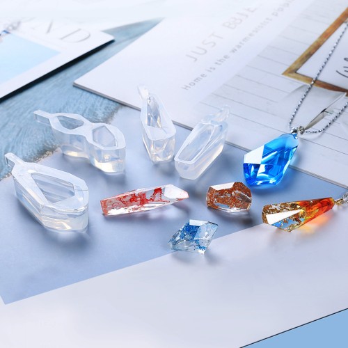 Epoksi Silikon Kristal Kolye Küpe Takı Kalıbı - GT9416 Epoksi Silikon Kristal Kolye Küpe Takı Kalıbı - GT9416