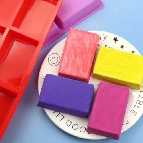 Dikdörtgen Silikon Kalıp Sabun Mum Epoksi Fırın ve Kek Kalıbı GT-361