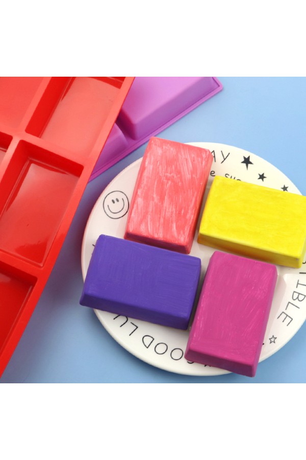 Dikdörtgen Silikon Kalıp Sabun Mum Epoksi Fırın ve Kek Kalıbı GT-361