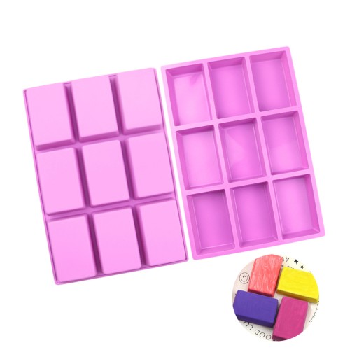 Dikdörtgen Silikon Kalıp Sabun Mum Epoksi Fırın ve Kek Kalıbı GT-361