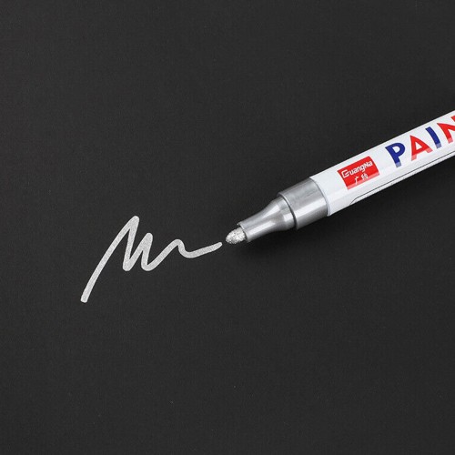 Epoksi Varak Kalem Paint Marker Silver Gümüş Epoksi Varak Kalem Paint Marker Silver Gümüş