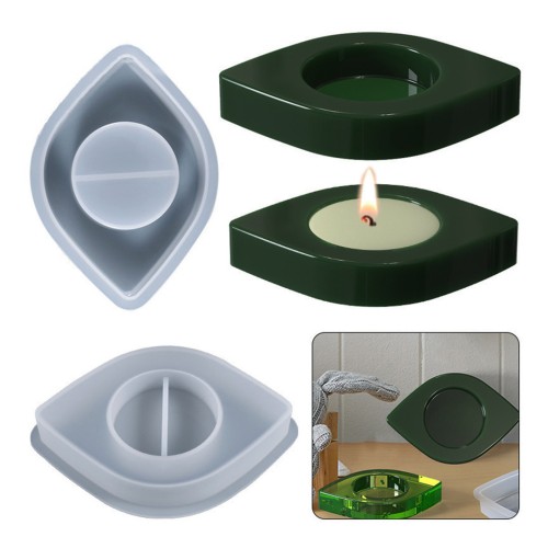 Epoksi ve Beton Göz Mumluk Silikon Kalıbı