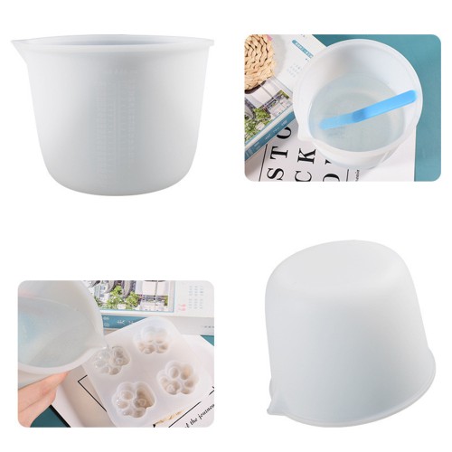 Epoksi Silikon Döküm Karıştırma Kabı Beaker 1000ml