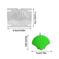 Poli Karbon Mum Kalıbı Mika Mum Kalıbı Seashell Küçük Boy 9.3cmx7.1cm GT-6223 Poli Karbon Mum Kalıbı Mika Mum Kalıbı Seashell Küçük Boy 9.3cmx7.1cm GT-6223