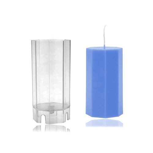 Poli Karbon Mum Kalıbı Mika Mum Kalıbı Sekizgen 11.2cmx5.5cm GT-6237