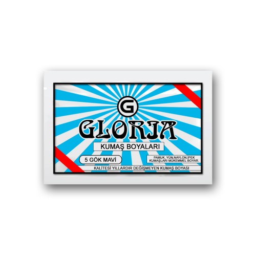 Toz Kumaş Boyası - 5 Gök Mavi