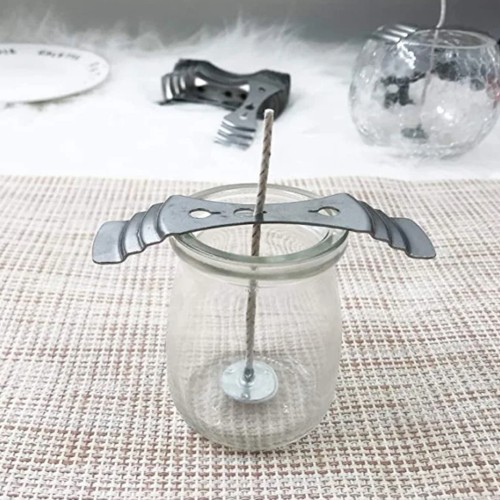 Mum Fitili Sabitleme Metal Demiri Mum Sabitleyici 5 Adet