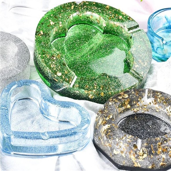 Epoksi Papatya Küçük Boy Küllük Silikon Kalıbı