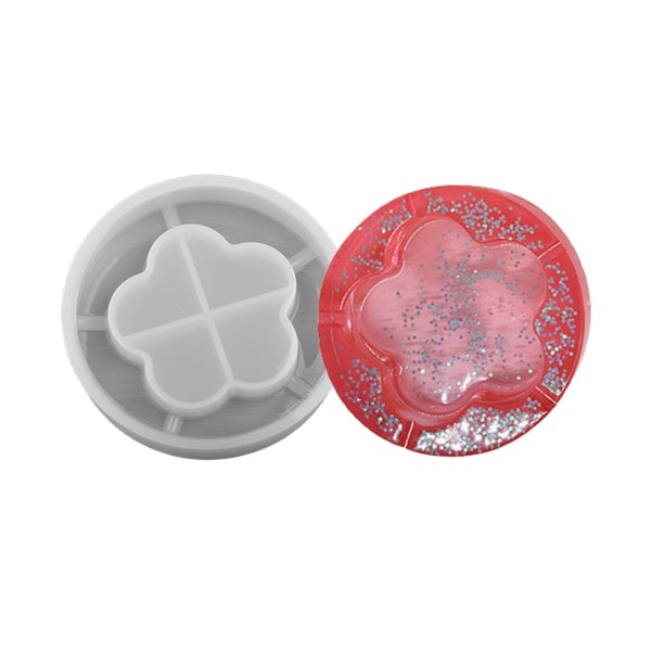 Epoksi Papatya Küçük Boy Küllük Silikon Kalıbı