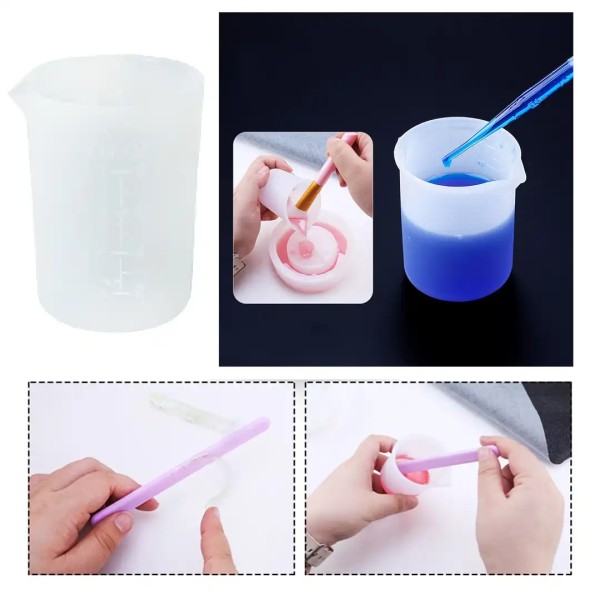 Epoksi Silikon Döküm Karıştırma Kabı Beaker 250ml