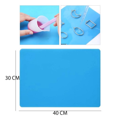 Epoksi Masa Koruyucu Silikon Pedi Silikon Çalışma Matı 40x30cm GT-9445